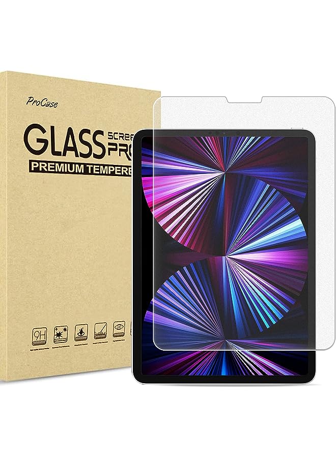 Procases Matte Screen Protector for iPad Pro 11 Inch 2022 2021 2020 2018, Anti-Fingerprint Matte Tempered Glass Screen Film Guard Screen Protector for iPad Pro 11” 4th 3rd 2nd 1st Gen - Image 1
