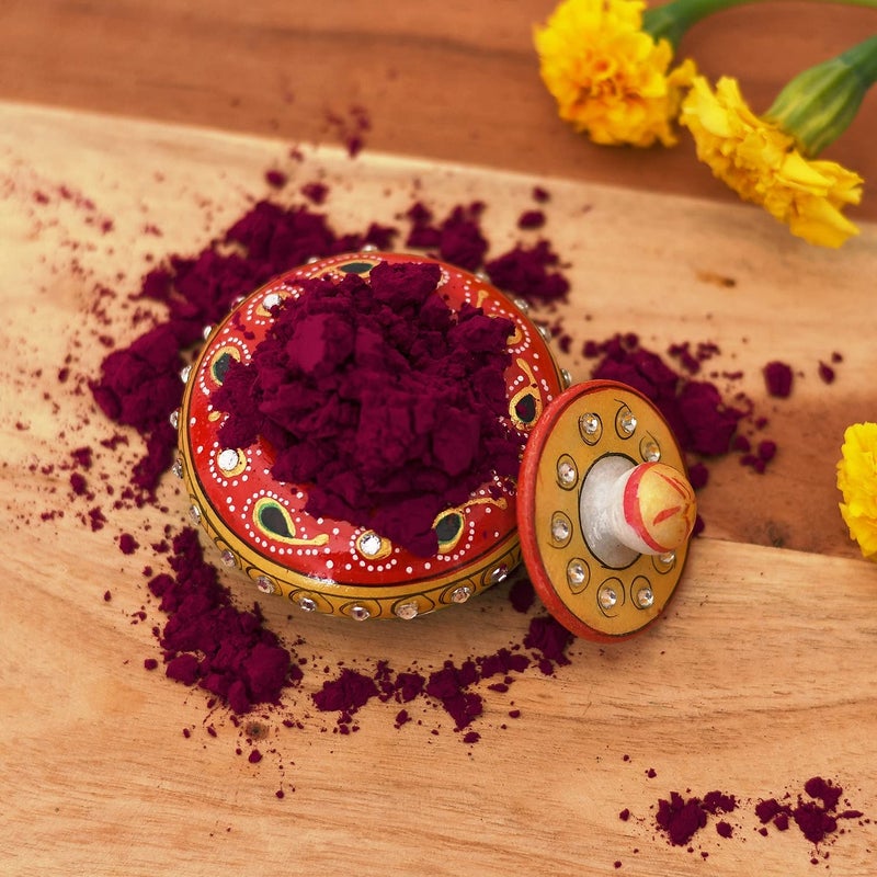 Craftam Marble Sindoor Dani Box for Women – Traditional Handcrafted Kumkum Holder for Gifts, Pooja & Makeup - Image 3