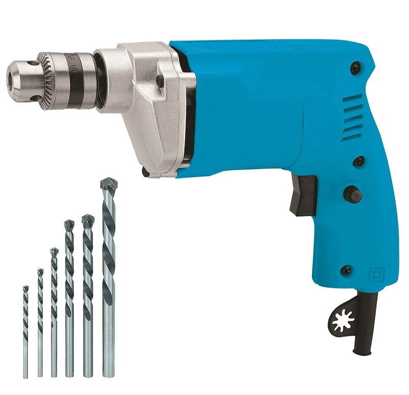 MLD Powerful Drill Machine 10mm With 1 Drill Kits For Drilling WoodMetalWall Colours As Per Availability - Image 1