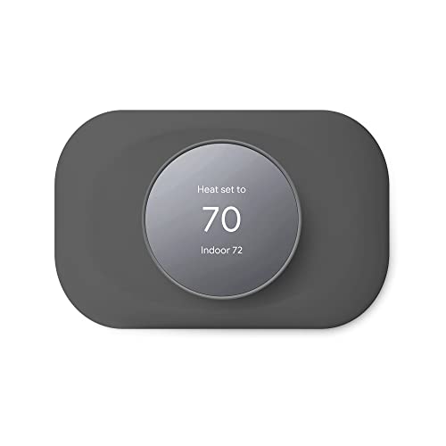Petrichor Compatible with Google Nest Thermostat 2020 Wall Plate Cover - Petrichor Nest Thermostat Trim Kit, Made for Google Nest Thermostat 2020, Cover Imperfections Easy to Install - Charcoal - Image 1