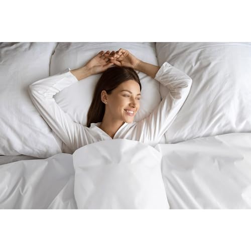 Sleep Philosophy Duvet Cover King Size Waterproof Comforter Protector for All Seasons, 3M Scotchgard Moisture Wicking Treatment Duvet Protector with Zipper Flap White - Image 4