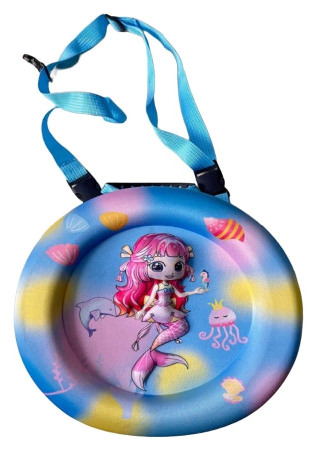 MSGH TYRE BAG 3D KIDS BAG FOR GIRLS AND BOYS (L BLUE) - Image 1
