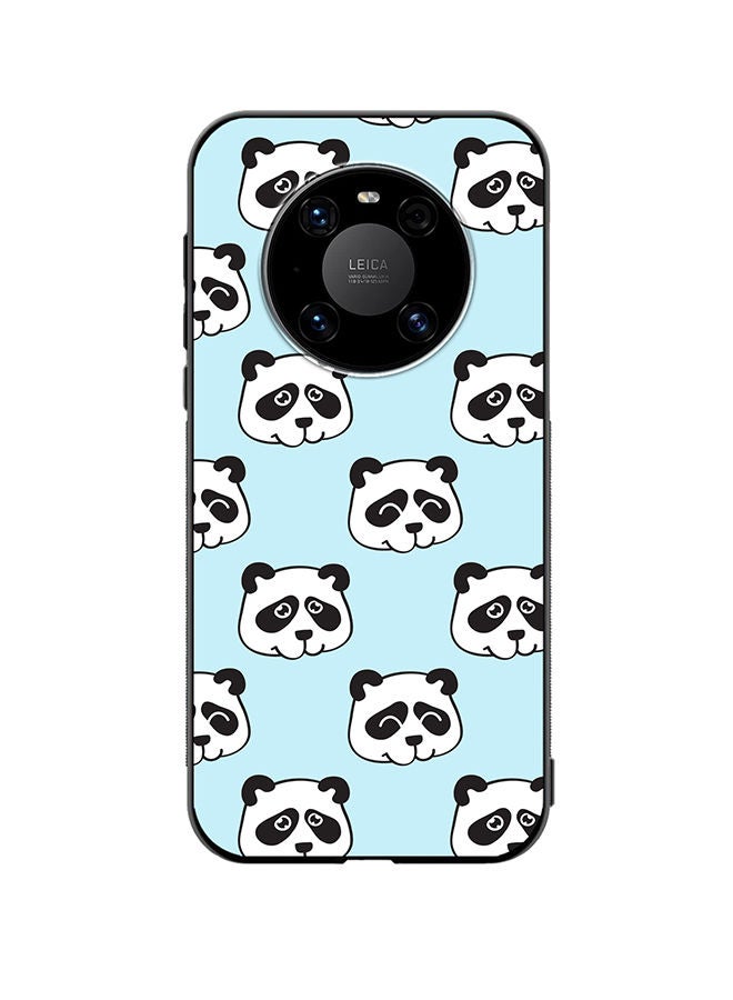 VR CREATIVE Protective Case Cover For Huawei Mate 40 Funny Heads In Panda Style Design Multicolour - Image 1