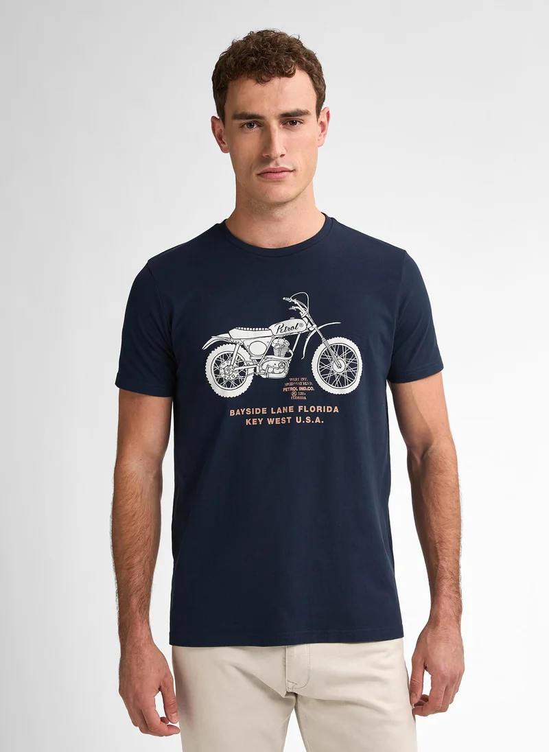 Petrol Industries Men T-Shirt SS Photo Print