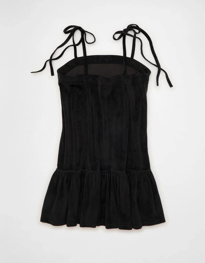 امريكان ايجل فستان ميني مخملي بفيونكة