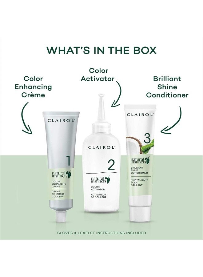CLAIROL صبغة شعر ديمي دائمة من ناتشورال إنستينكتس، 6G بني ذهبي فاتح، عبوة من 3 - Image 5
