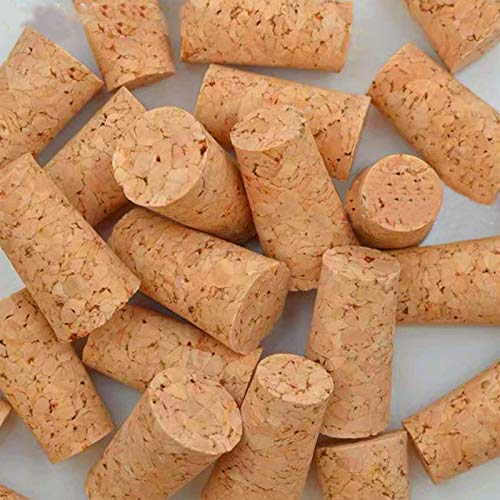 anGrace 30 Pack Natural Soft Wood Corks, Tapered Cork Wooden Beer Bottle Stopper for Wine Making Craft, Leakproof - Image 5
