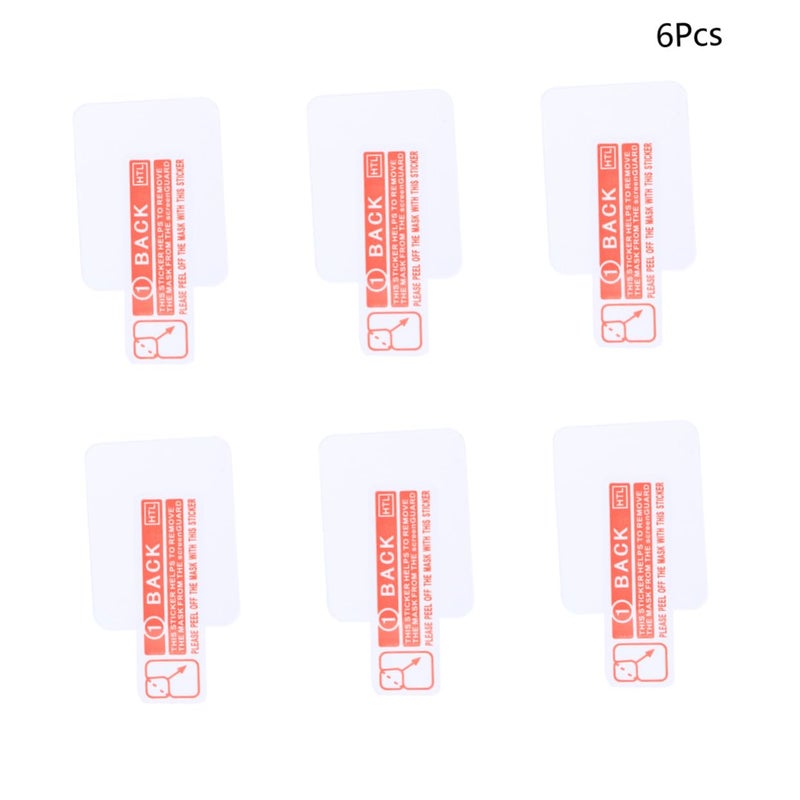 6 Pack Tempered Glass Screen Protector for 40mm Smartwatch Series Transparent Scratch Resistant Film - Image 4