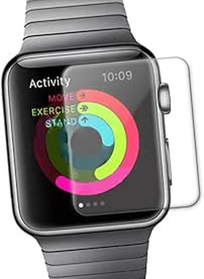 6 Pack Tempered Glass Screen Protector for 40mm Smartwatch Series Transparent Scratch Resistant Film - Image 1