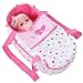 DONTNO 12 Inch Baby Doll with Bassinet BedReborn Alive Doll Includes Clothes and AccessoriesBottlesNippleDiaperBurp ClothFirst Baby Dolls for Toddlers 36 Months and Up - Image 3