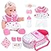 DONTNO 12 Inch Baby Doll with Bassinet BedReborn Alive Doll Includes Clothes and AccessoriesBottlesNippleDiaperBurp ClothFirst Baby Dolls for Toddlers 36 Months and Up - Image 2