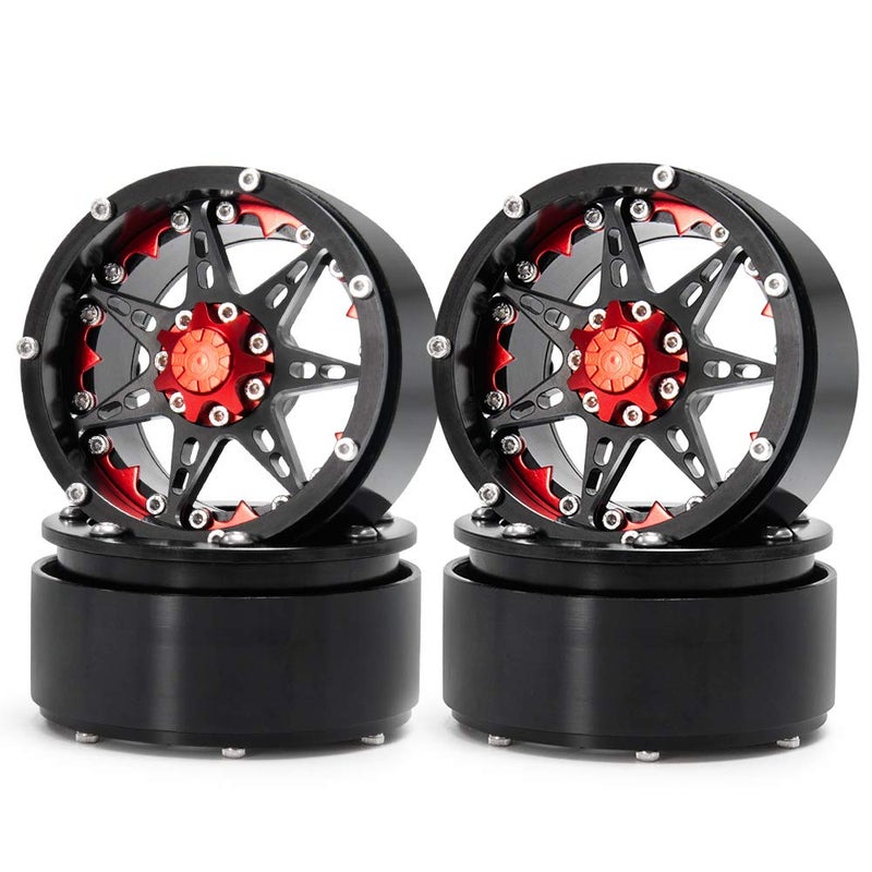 Benedict Harry 22 Alloy Beadlock Wheel Rims for RC Wraith TRX4 Axial SCX10 90046 90048 Redcat D90 CC01 axial rr10 Bomber Crawlers - Image 2
