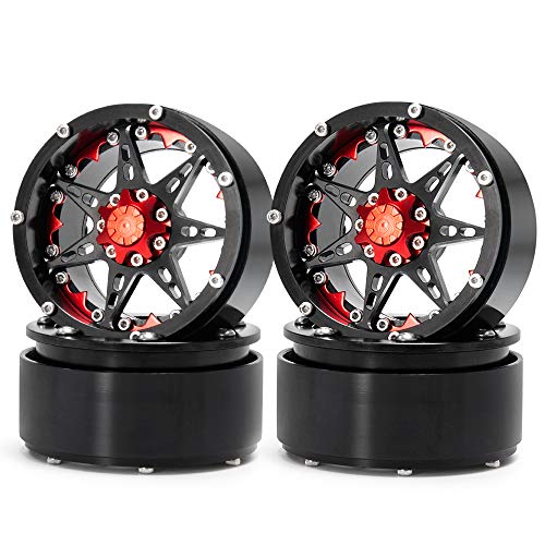 Benedict Harry 22 Alloy Beadlock Wheel Rims for RC Wraith TRX4 Axial SCX10 90046 90048 Redcat D90 CC01 axial rr10 Bomber Crawlers - Image 1