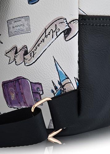 Fast Forward Harry Potter Backpack for Men, Women, Unisex | Cute PU Leather 10" Mini Backpack Purse - Image 5