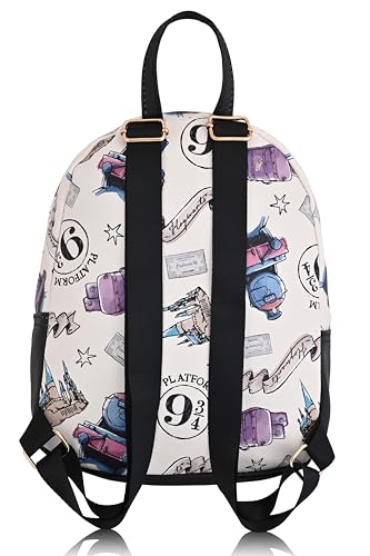Fast Forward Harry Potter Backpack for Men, Women, Unisex | Cute PU Leather 10" Mini Backpack Purse - Image 3