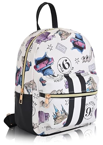 Fast Forward Harry Potter Backpack for Men, Women, Unisex | Cute PU Leather 10" Mini Backpack Purse - Image 2