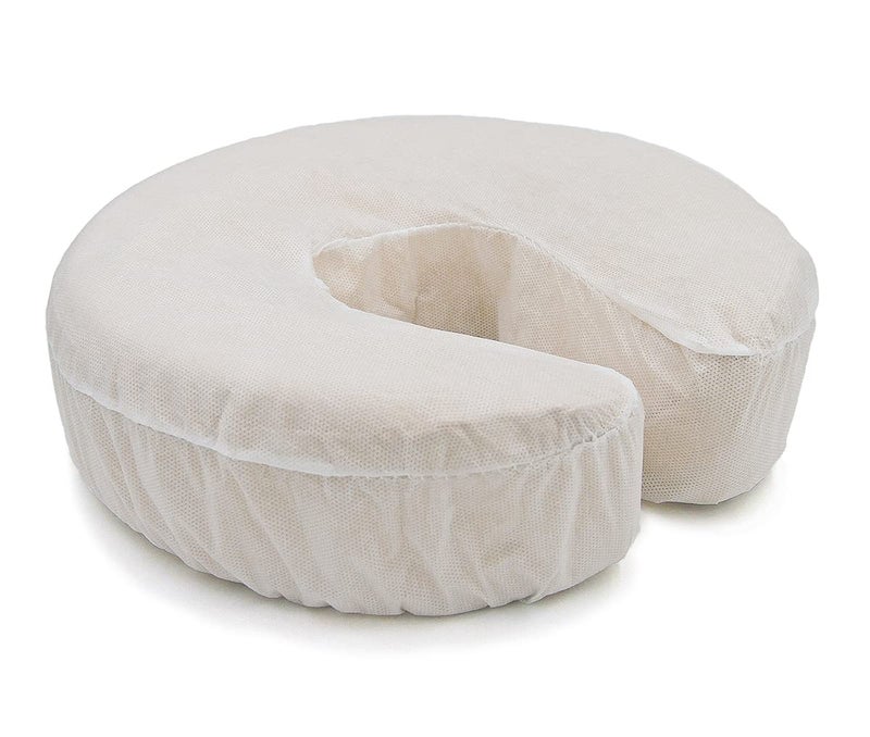 LIFESOFT Disposable Headrest Covers Fitted Non-Sticking Face Cradle Covers Universal Size 50 Count