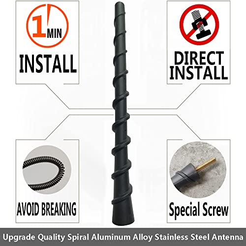 MINILAOMA 7 Inch Spiral Flexible Antenna for Toyota 4Runner 19992013 Toyota 4Runner Antenna Mast Car FMAM Antenna Mast Replacement - Image 3