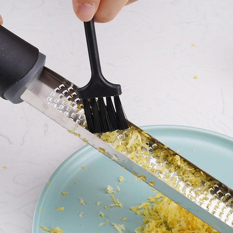 جيه زد اس مبشرة ليمون وجبن من JZS، مبشرة خضراوات متينة من الفولاذ المقاوم للصدأ لبشر البارميزان والحمضيات والزنجبيل وجوزة الطيب والثوم والشوكولاتة والفواكه، شفرة حادة للغاية مع غطاء واقٍ - Image 5