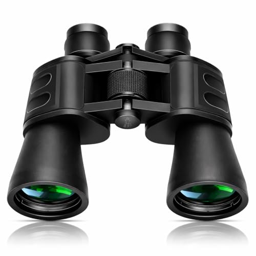JK Vision Binoculars for Long Distance 10 x 50 Binocular for Adults | Wide Eye Peice | FMC Green Coating | BAK 4 Glass | Binoculars for Bird Watching,Wildlife,Safari (Black) - Image 1