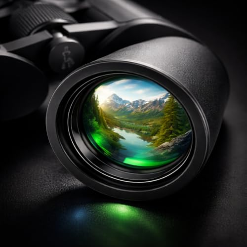 JK Vision Binoculars for Long Distance 10 x 50 Binocular for Adults | Wide Eye Peice | FMC Green Coating | BAK 4 Glass | Binoculars for Bird Watching,Wildlife,Safari (Black) - Image 4