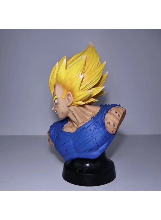Super Saiyan GK Enchanted Vegeta 1:1 Bust Model Desktop Decoration Collection Decoration Toys Gifts for family and friends - Image 2