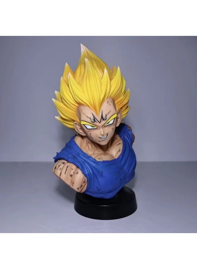 Super Saiyan GK Enchanted Vegeta 1:1 Bust Model Desktop Decoration Collection Decoration Toys Gifts for family and friends - Image 1