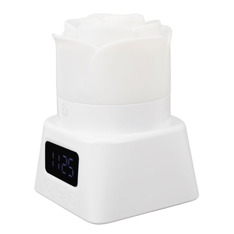 Night Light with Alarm Clock Touch Control RGB Lighting Rechargeable Color Changing Adjustable Brightness LED Bedside Lamp - Image 2