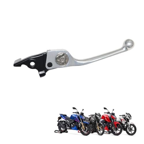 TVS Bike Adjustable Brake Lever for BS6 RTR Bikes, Ajustable CAM for 3 Position, 14mm Travel, Handle Guard Aluminium Material, Black - Image 1