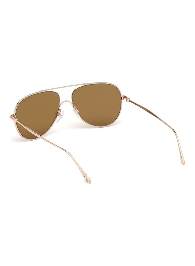 TOM FORD Unisex Aviator Eyewear Sunglasses FT069528E60 - Image 3