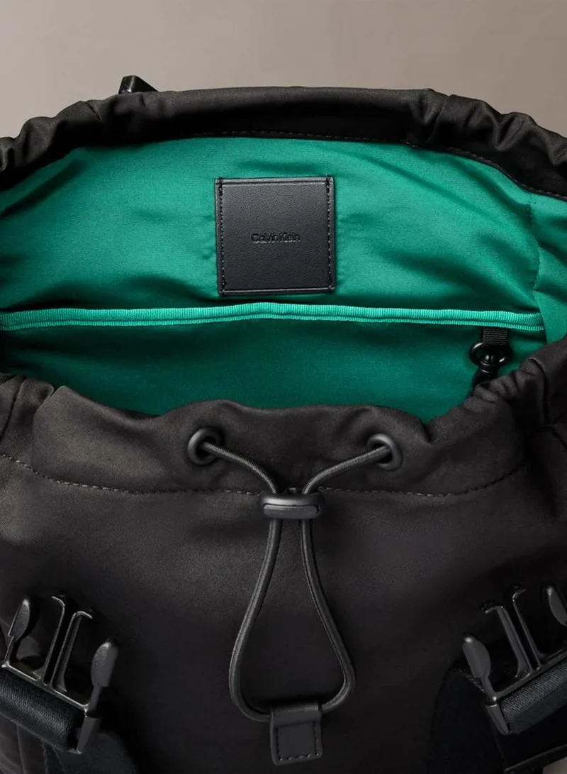 Calvin Klein Black Canvas Backpack for Men | Best Price UAE