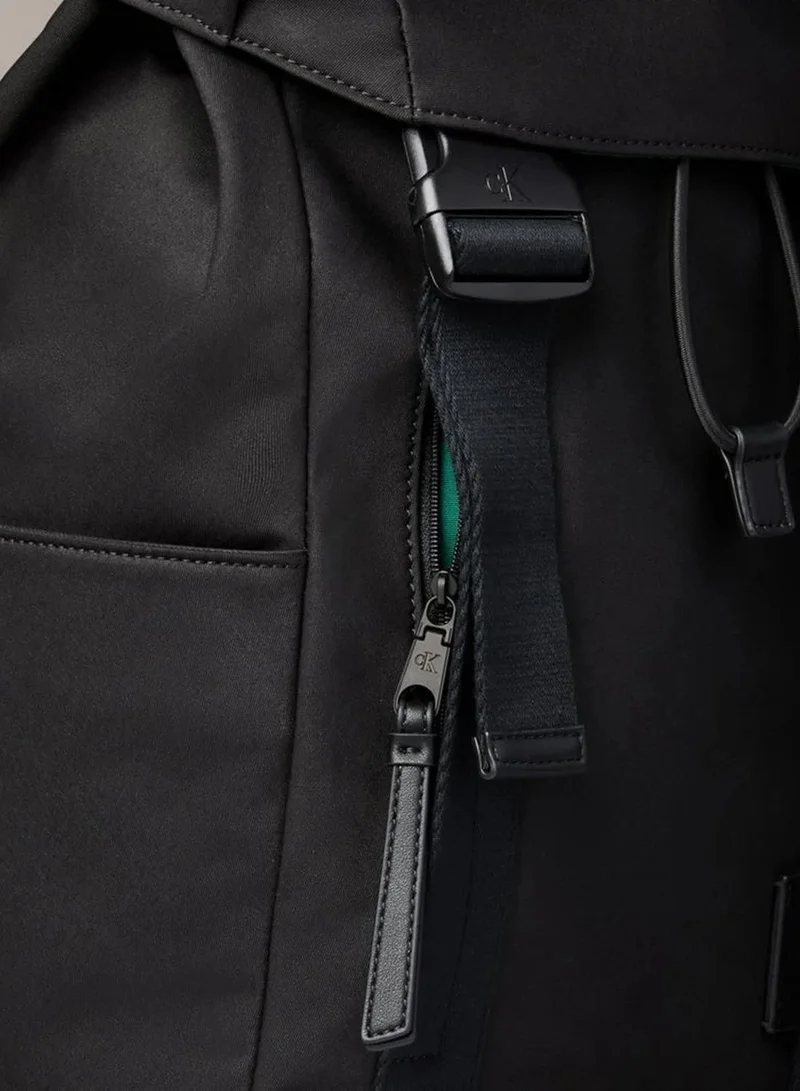 Calvin Klein Black Canvas Backpack for Men | Best Price UAE