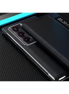 General Compatible with Honor Magic V2 Intelligent Window High-end Business Leather Case, Foldable Screen, Full Protective Case  - Image 3