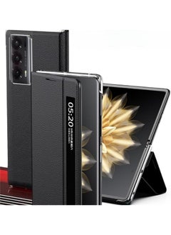 General Compatible with Honor Magic V2 Intelligent Window High-end Business Leather Case, Foldable Screen, Full Protective Case  - Image 2