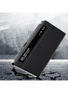 General Compatible with Honor Magic V2 Intelligent Window High-end Business Leather Case, Foldable Screen, Full Protective Case  - Image 5