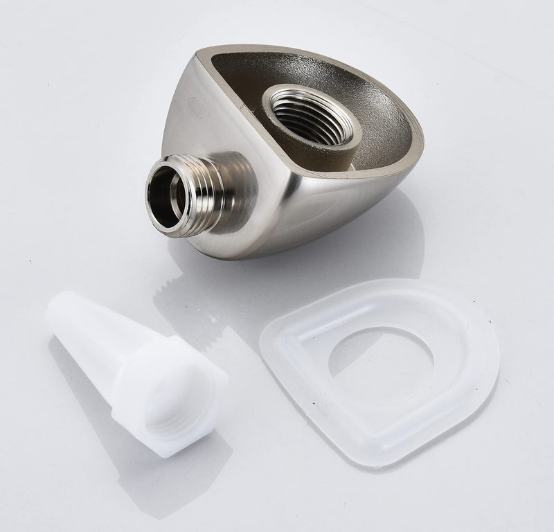Tearel Wall-Mount Supply Wall Elbow for Hand Held Shower, Brilliance Stainless - Image 4