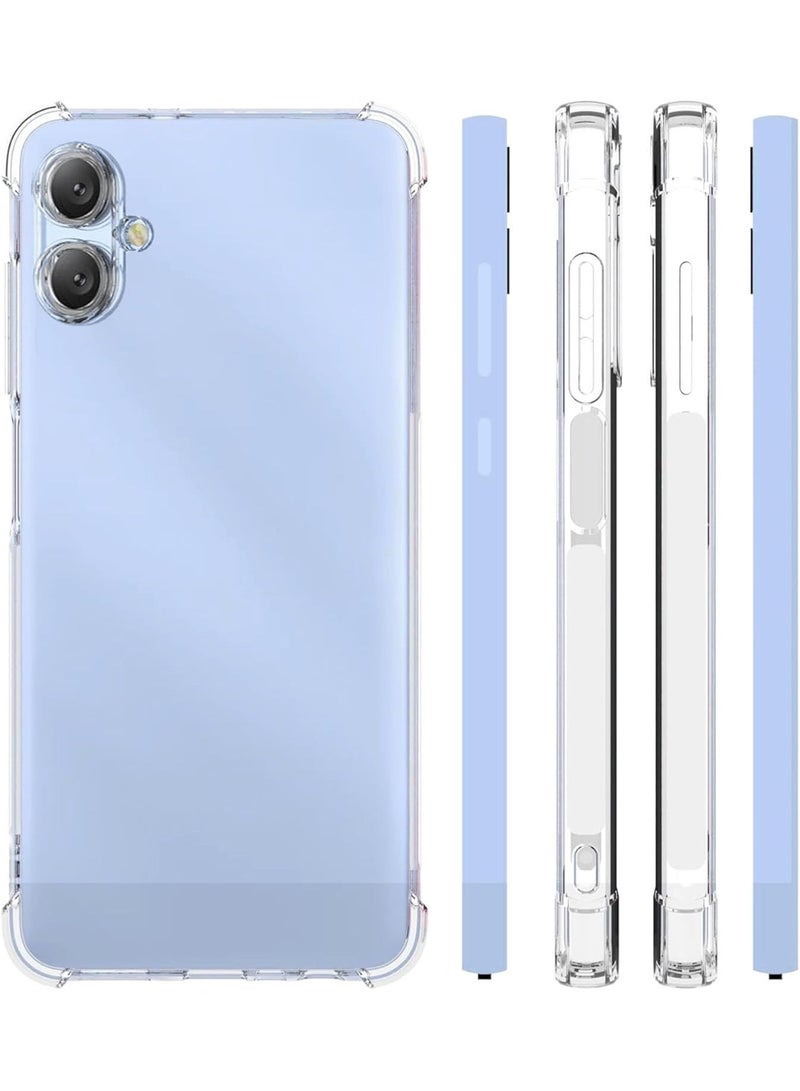 SanHu for Samsung Galaxy A06 4G 2-In-1 Thin Soft Case Cover, Anti Drop Protection, Anti Fingerprint, Durable, Easy To Clean And Install, Frosted Protective Case+Transparent Four Corner Anti Drop Protective Case - Image 3