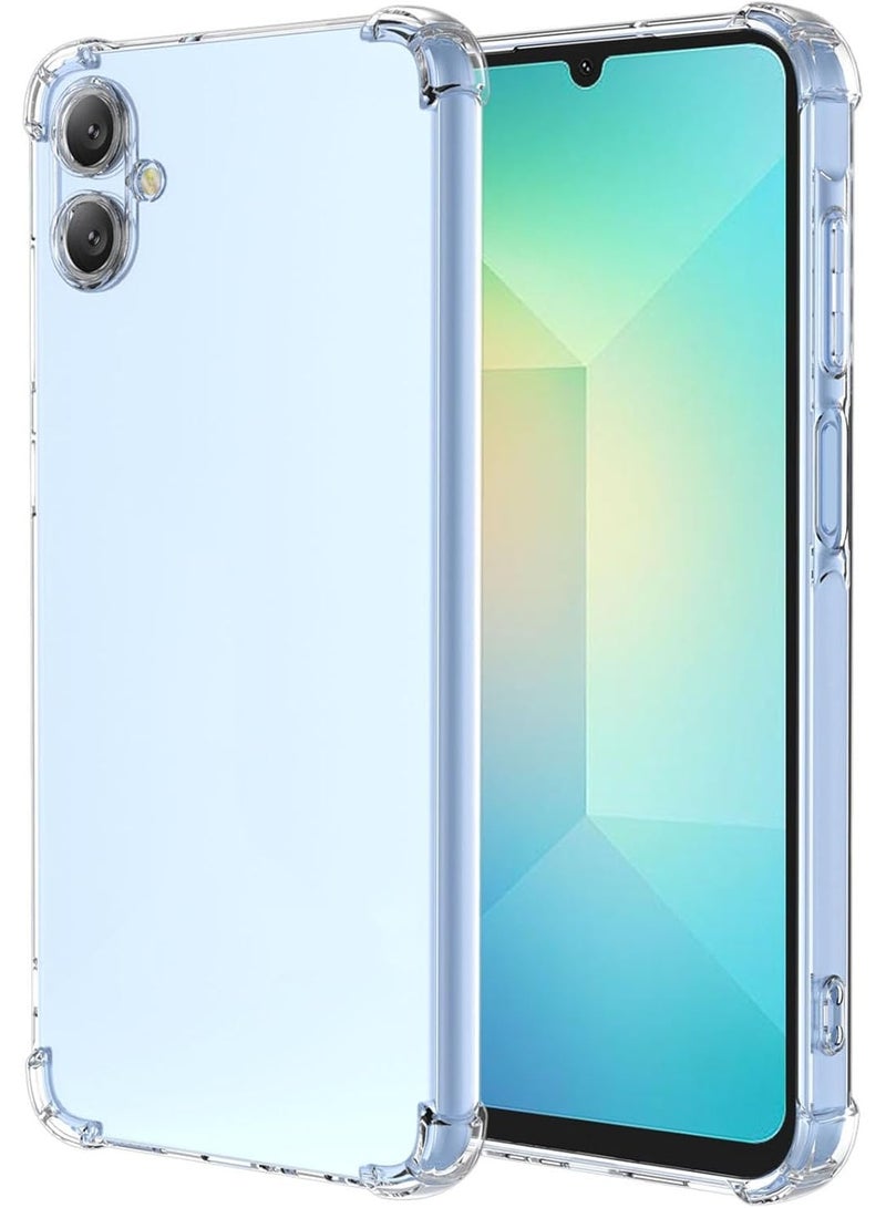 SanHu for Samsung Galaxy A06 4G 2-In-1 Thin Soft Case Cover, Anti Drop Protection, Anti Fingerprint, Durable, Easy To Clean And Install, Frosted Protective Case+Transparent Four Corner Anti Drop Protective Case - Image 4