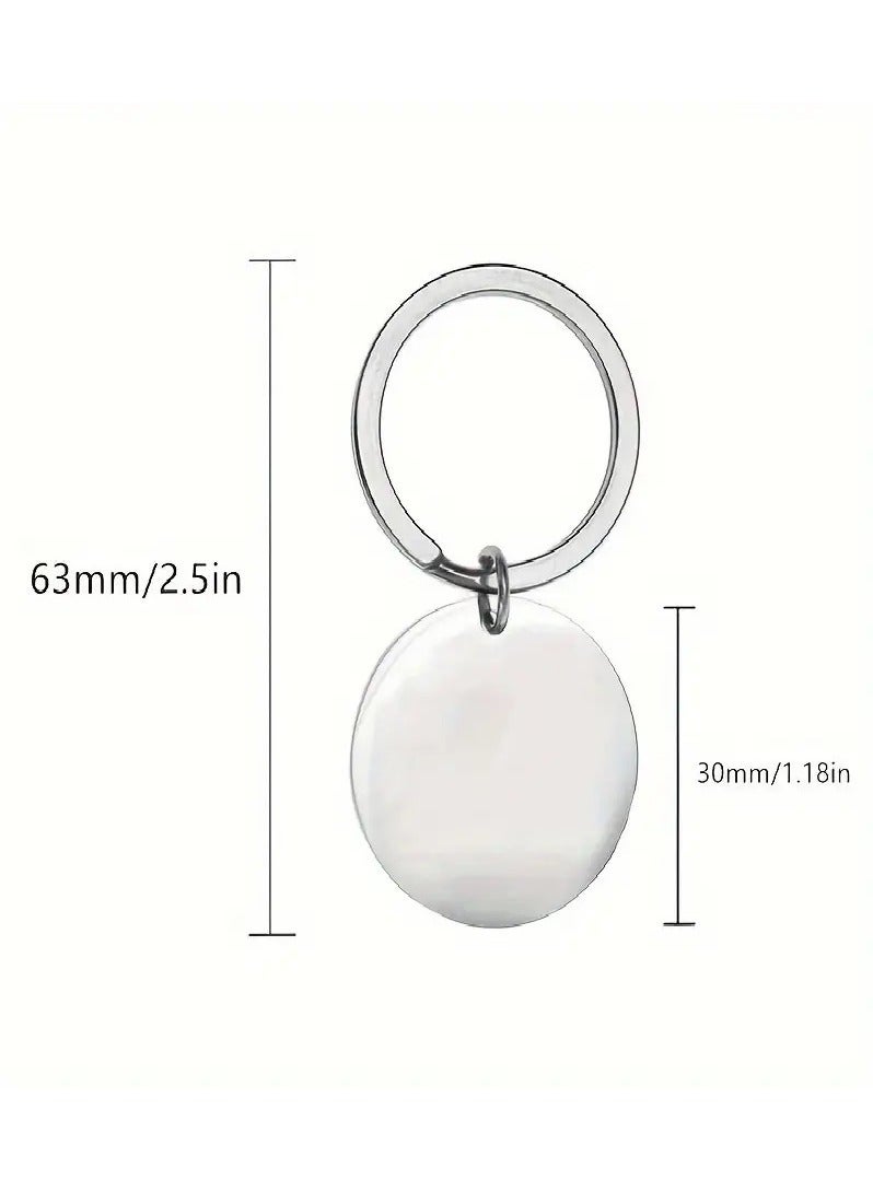 ماسية سلسلة مفاتيح للأم - فولاذ مقاوم للصدأ، نقش عربي - هدية مثالية لعيد الأم - Image 5