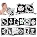 Cawgug Black and White High Contrast Baby Toys for Newborn Brain Development Tummy Time Soft Book Babies 03 612 Months Montessori Learning Activities Infant and Sensory Visual Stimulation Toys - Image 2
