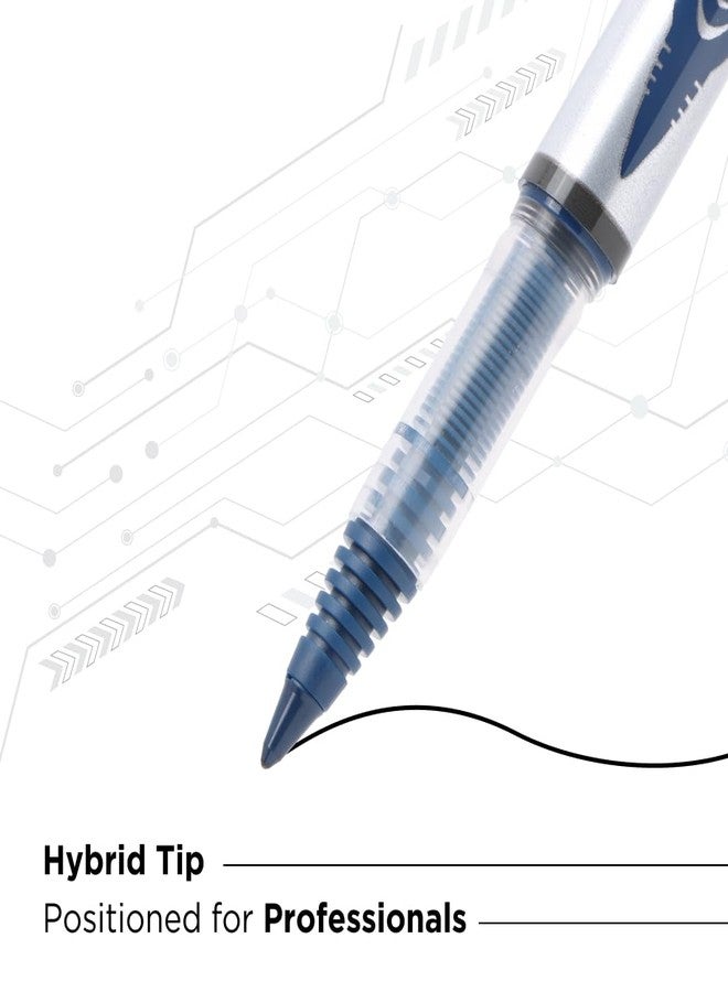 Luxor Schneider, LX Glider Pens, Pack of 2, Ink- Blue & Black, Hybrid Tip, Refillable, Liquid Ink Roller Pen, Sleek Design, Ideal for Office Use - Image 3