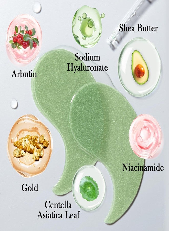 XMXueMei Avocado Golden Under Eye Mask Skincare 60 Pairs Set, Moisturizing Non-greasy Under Eye Patches for Women and Men, Travel Size Long Lasting Refreshing Eye Skin Care Gels Pads Gifts Set - Image 4