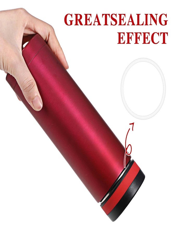 HaiFafafaing 6 Pcs Water Bottle Gasket Replacement Silicone Seal O Rings Lid Replacement Wide Mouth Lid Water Bottle Leak Proof Compatible with Hydroflask Hydro Flask Replacement 2.2inch - Image 4