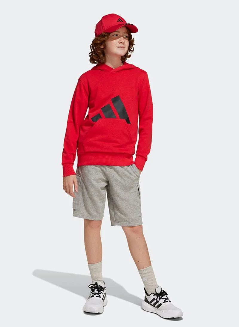 adidas سويت شيرت بغطاء رأس للجنسين