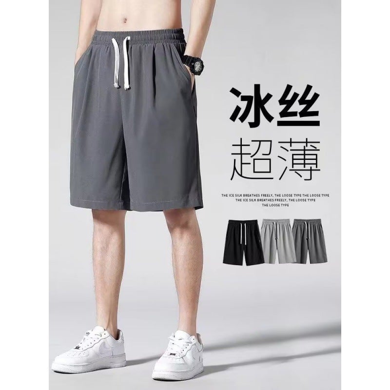 Mens Summer Casual Shorts American Style Plus Size Black  - Image 3