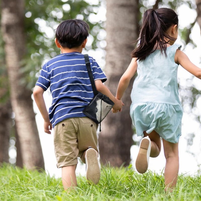 RESTCLOUD Small Butterfly Habitat, Insect Mesh Cage, Caterpillar Enclosure, Bug Terrarium Critter Cage Portable with Clip and Strap 5.5 x 6.7 Inches - Image 3