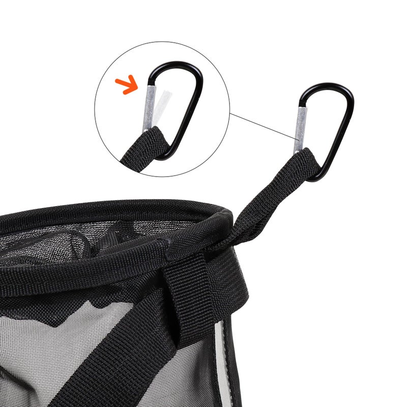 RESTCLOUD Small Butterfly Habitat, Insect Mesh Cage, Caterpillar Enclosure, Bug Terrarium Critter Cage Portable with Clip and Strap 5.5 x 6.7 Inches - Image 2