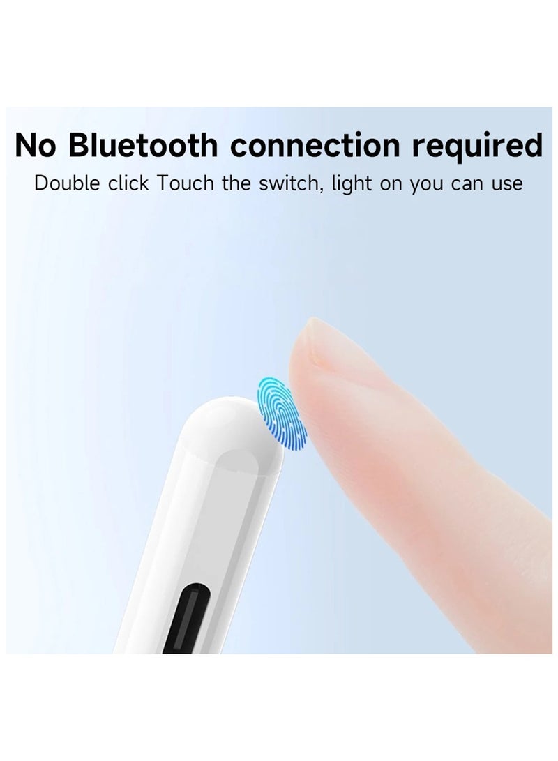 Universal Stylus Pen with Magnetic for Android, Active Stylus Pen Compatible with Huawei/Honor/Samsung/Lenovo/Xiaomi and Other Android Smartphone and Tablet Devices Tablet Pen, White (Not for iPad/iPhone) - Image 3