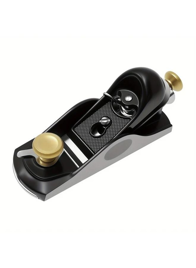 1pc Mini Hand Planer Carbon Steel Adjustable Depth Woodworking Tool For Trimming - Image 1