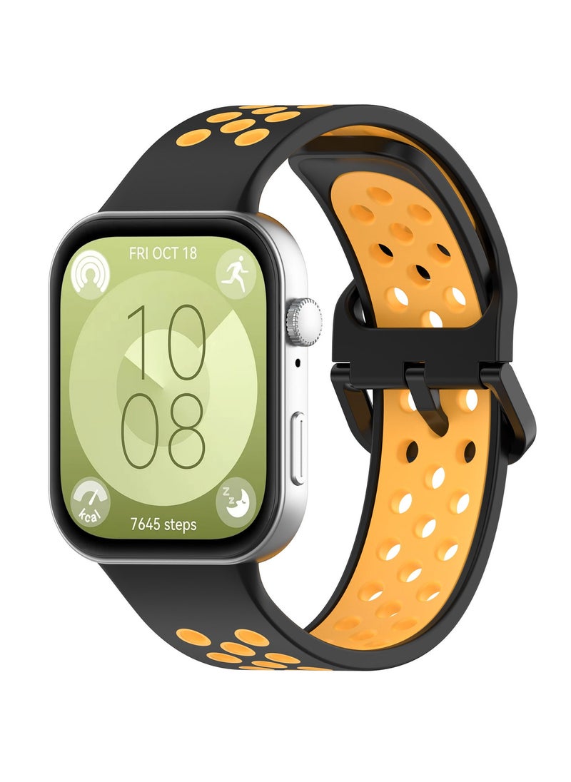 HW 4PCS Strap for HUAWEI Watch Fit 3 Silicone Watchband Replacement Bracelet  - Image 3